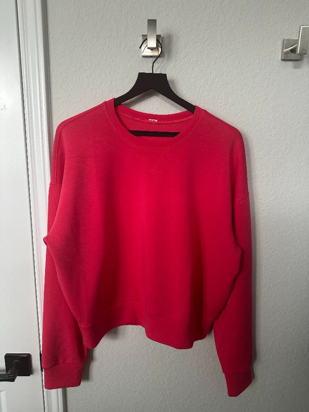Brand New Spanx AirEssentials Bright Pink Crewneck